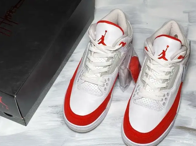 Kick Theory Air CJ0939-100 Red University Retro Jordan 3 White Tinker 0620
